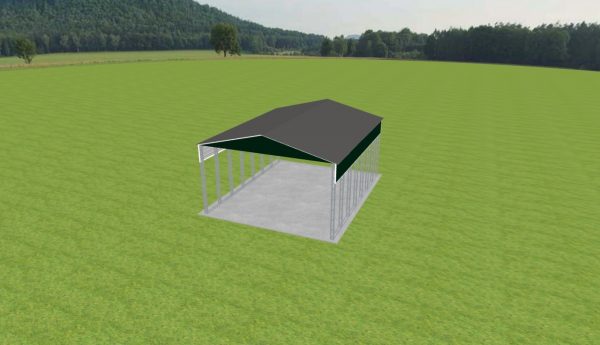 3 Car Carport 28 x 35 x 15 - Image 4