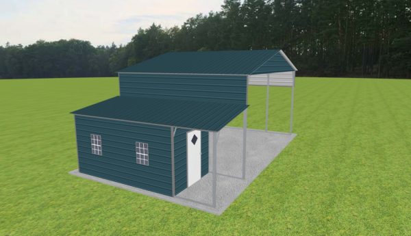 Carport with Storage 26 x 20 x 13 - Image 2