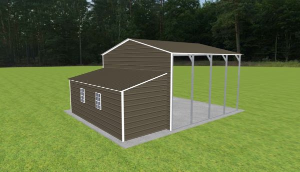 Carport with Storage 22 x 20 x 12 - Image 2