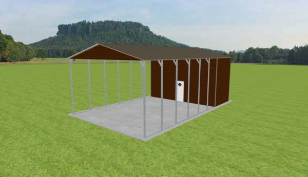 Carport with Storage 24 x 40 x 14