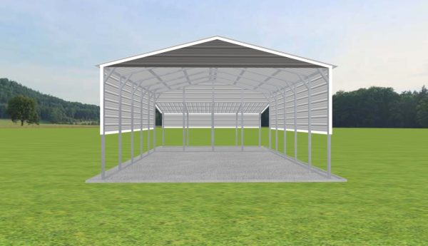 2 Car Carport 20 x 25 x 10 - Image 2