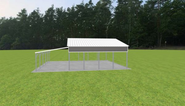 3 Car Carport 26 x 20 x 8 - Image 2