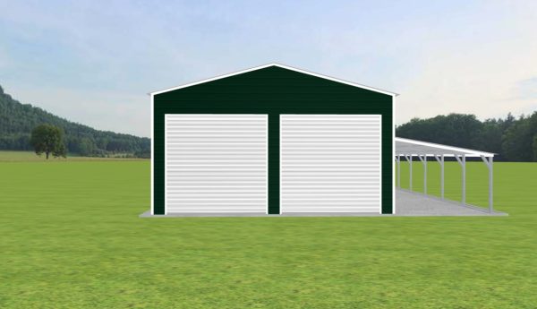 Garage with Lean To 24 x 50 x 12 - Image 2