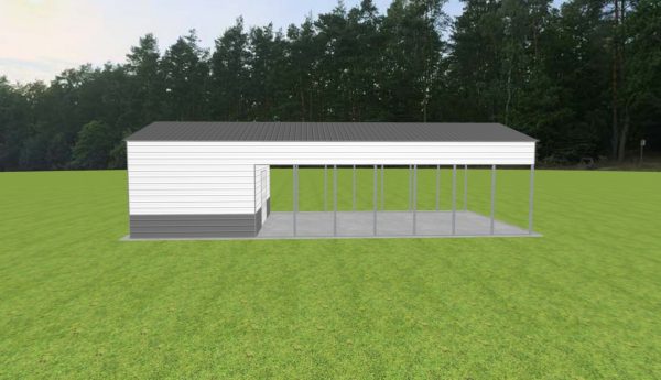 Carport with Storage 24 x 50 x 12 - Image 5