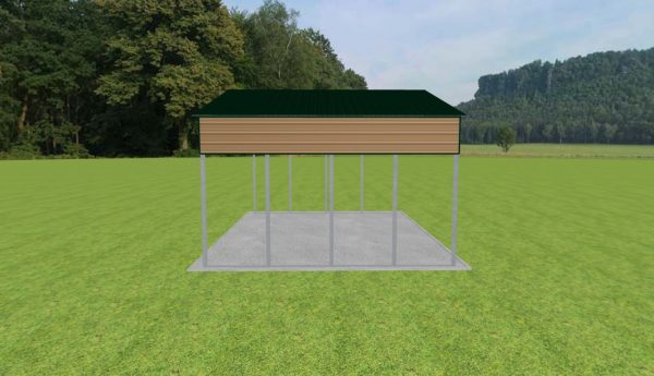 3 Car Carport 28 x 20 x 12 - Image 3