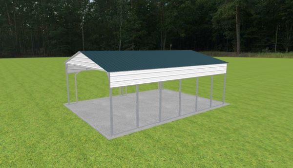 2 Car Carport 22 x 30 x 10 - Image 3