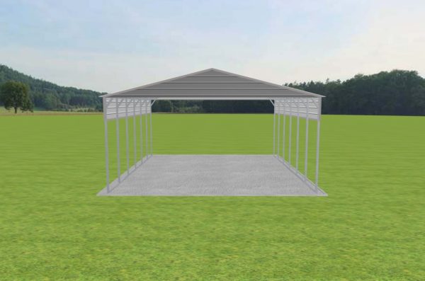 3 Car Carport 26 x 30 x 12 - Image 2