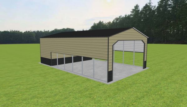 Carport with Storage 24 x 40 x 12 - Image 4