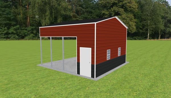 Carport with Storage 20 x 20 x 12 - Image 3