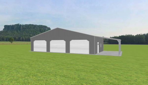 Garage with Lean To 48 x 25 x 10 - Image 3