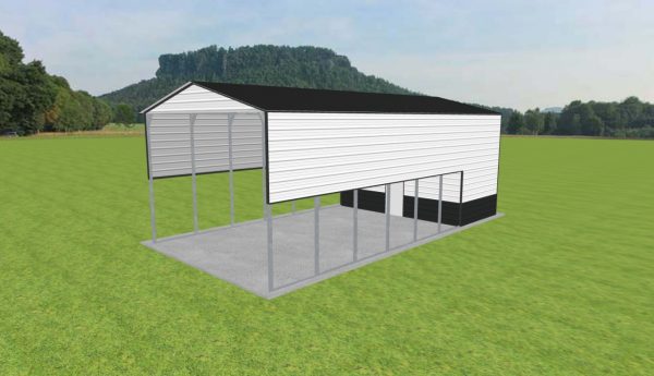 Carport with Storage 20 x 40 x 14