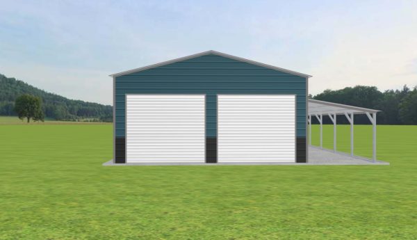 Garage with Lean To 22 x 30 x 10 - Image 3