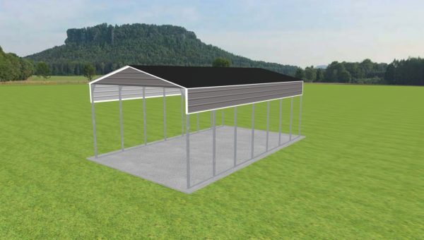 2 Car Carport 20 x 35 x 12