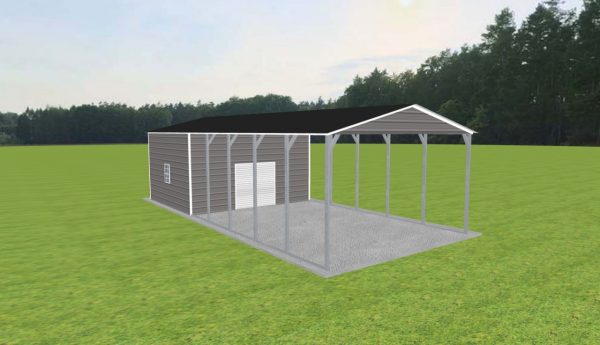 Carport with Storage 18 x 40 x 10 - Image 5