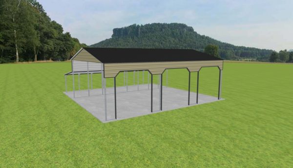 3 Car Carport 28 x 40 x 13