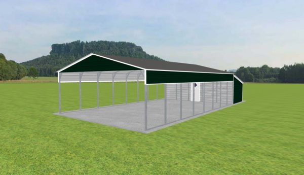 Carport with Storage 24 x 40 x 9