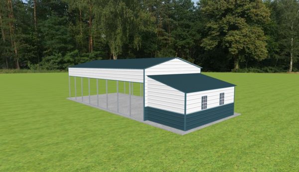 Carport with Storage 20 x 40 x 11 - Image 2