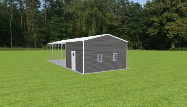 Carport with Storage 18 x 45 x 10 - Image 3