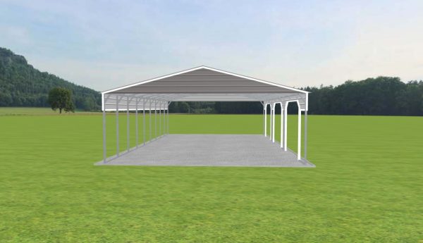 3 Car Carport 28 x 45 x 10 - Image 3