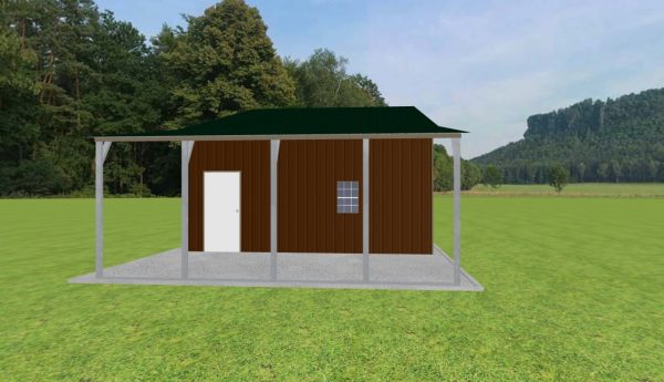 Garage with Lean To 46 x 20 x 10 - Image 3