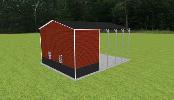 Carport with Storage 22 x 30 x 14 - Image 3