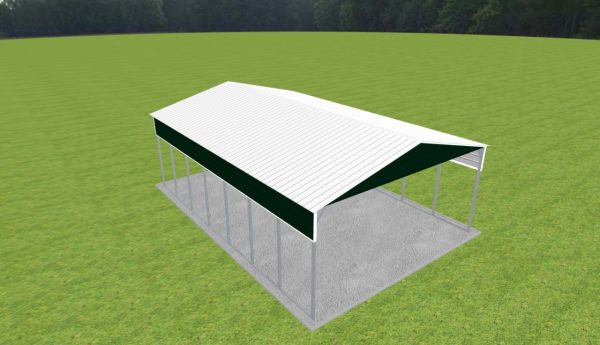 2 Car Carport 24 x 35 x 11 - Image 4