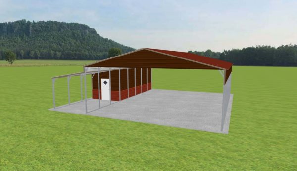 Carport with Storage 30 x 40 x 11 - Image 4