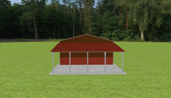 3 Car Carport 22 x 35 x 10 - Image 3