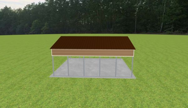 2 Car Carport 24 x 25 x 9 - Image 3