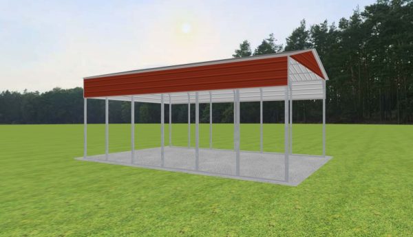 2 Car Carport 20 x 30 x 12 - Image 3