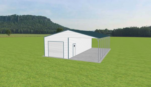 Carport with Storage 28 x 40 x 10 - Image 2