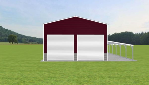 Garage with Lean To 24 x 40 x 14 - Image 3