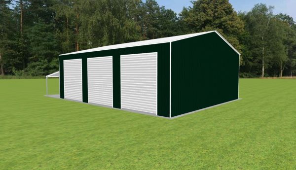 Garage with Lean To 42 x 50 x 16 - Image 2