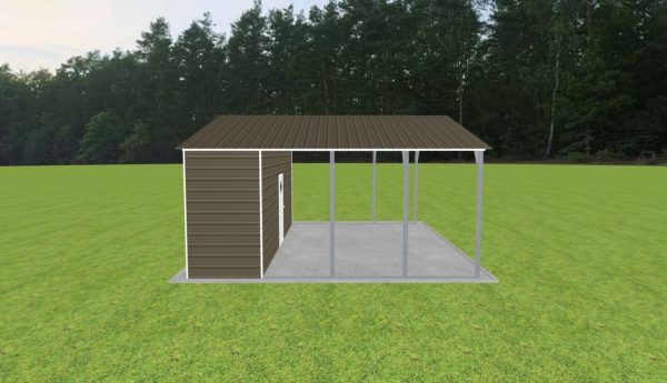 Carport with Storage 24 x 20 x 9 - Image 4