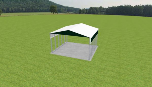 3 Car Carport 28 x 25 x 15 - Image 4