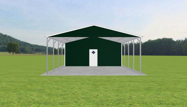 Carport with Storage 22 x 25 x 9 - Image 2