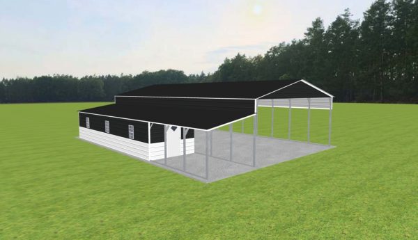 Carport with Storage 26 x 50 x 11