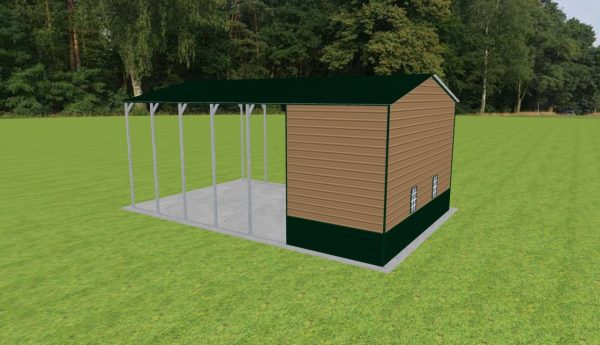 Carport with Storage 22 x 35 x 14 - Image 5