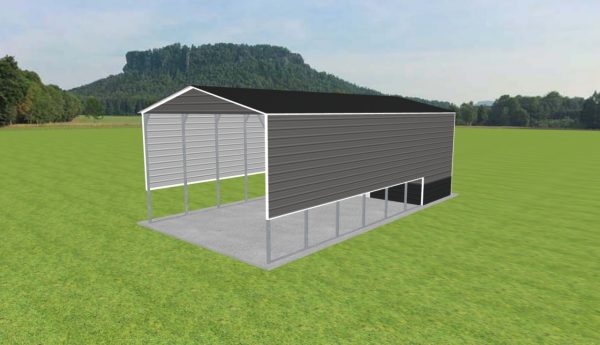 Carport with Storage 20 x 40 x 13 - Image 3