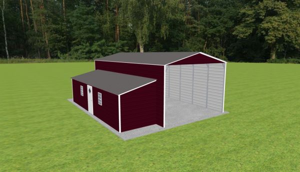 Carport with Storage 18 x 35 x 12 - Image 4