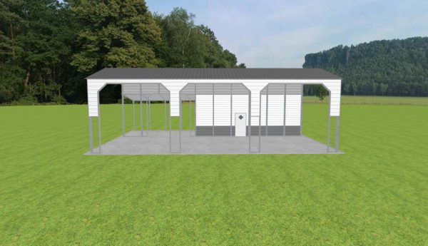 Carport with Storage 24 x 50 x 15 - Image 3