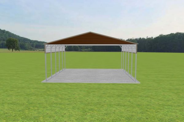 3 Car Carport 26 x 25 x 11 - Image 2