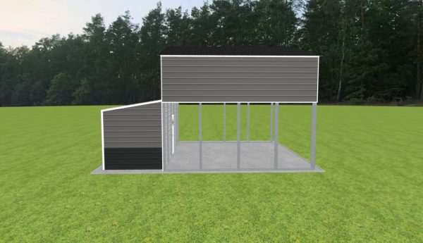 Carport with Storage 24 x 20 x 15 - Image 5