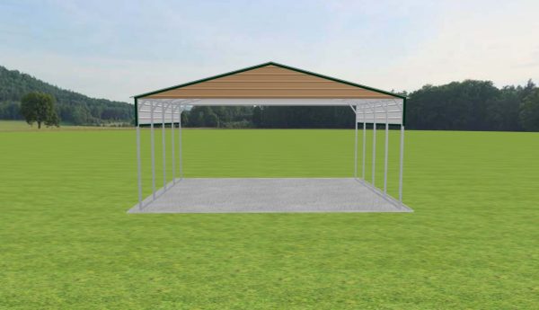 3 Car Carport 28 x 20 x 12 - Image 2