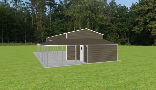 Carport with Storage 20 x 50 x 12 - Image 2