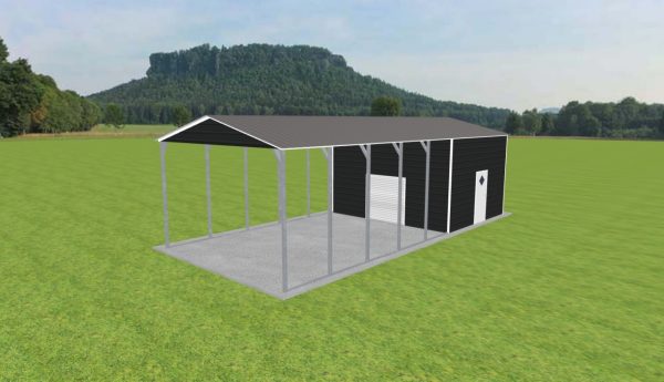 Carport with Storage 18 x 40 x 11