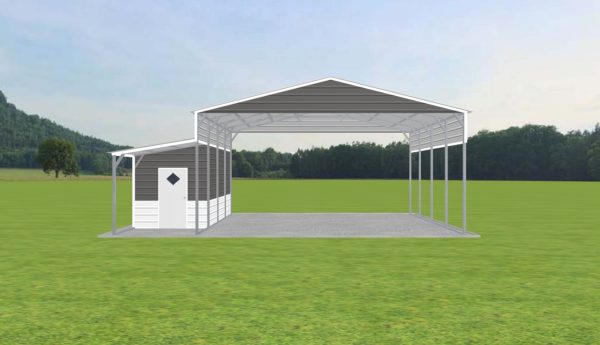 Carport with Storage 26 x 20 x 12 - Image 2