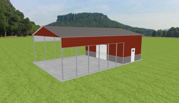 Carport with Storage 28 x 45 x 13