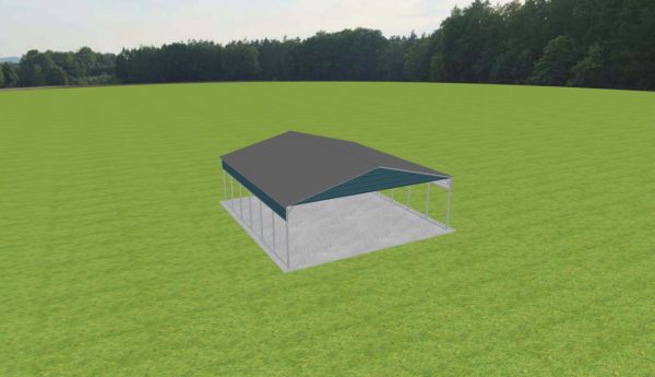 3 Car Carport 28 x 30 x 9 - Image 4