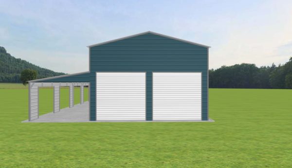 Garage with Lean To 24 x 60 x 15 - Image 3